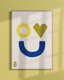 Small Smiley Totem - blauw